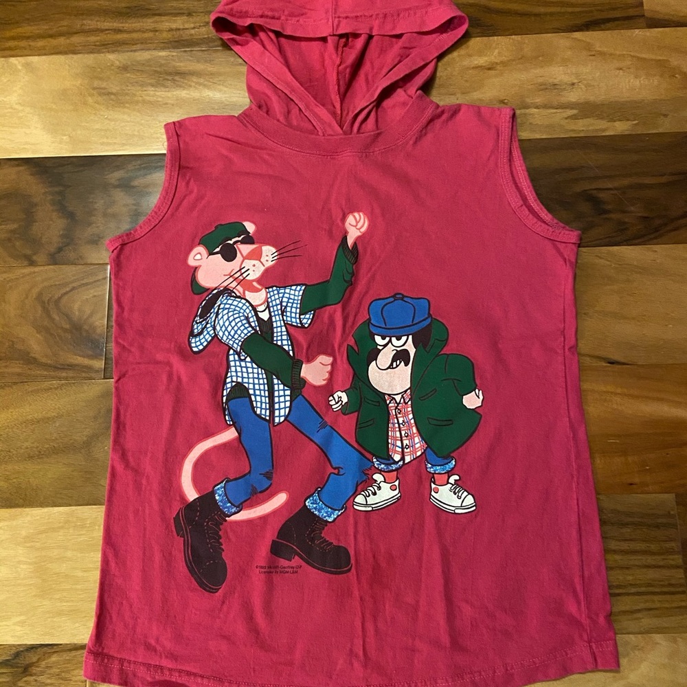 1993 RARE Vintage Pink Panther Front/Back T